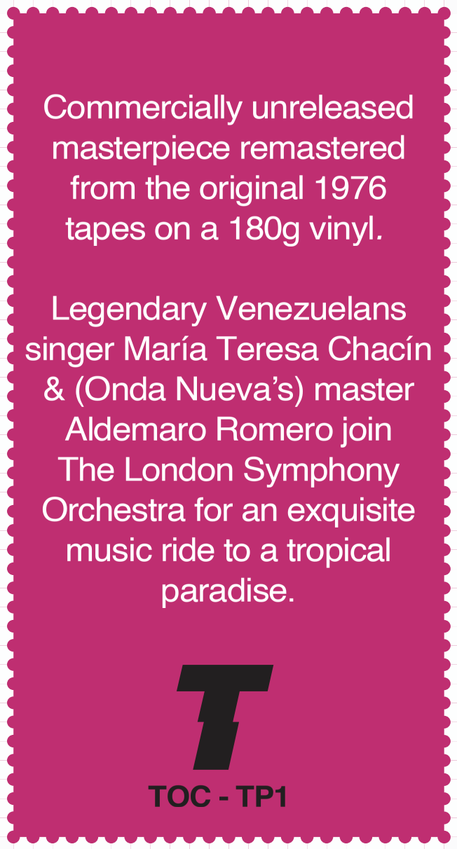 María Teresa Chacín y Aldemaro Romero con La Orquesta Sinfónica De Londres (1976)