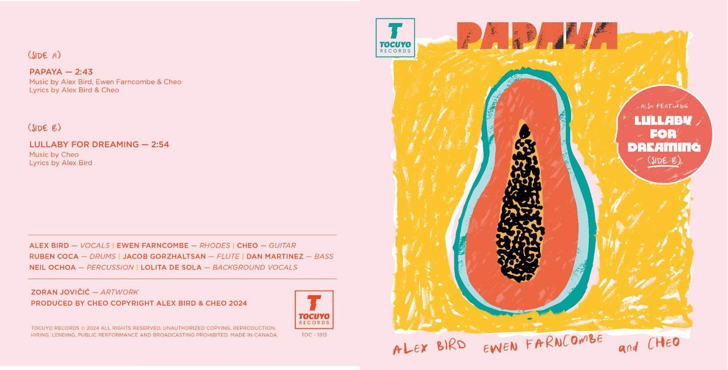 Alex Bird ft. Cheo & Ewen: Papaya + Lullaby for Dreaming